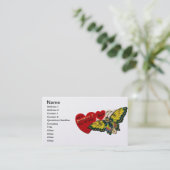 Carte De Visite Papillon Valentine - Voler (Debout devant)