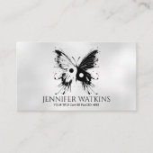 Carte De Visite Papillon Yin Yang - Équilibre en vol (Devant)