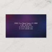 Carte De Visite Papillon Yin Yang - Équilibre en vol (Dos)