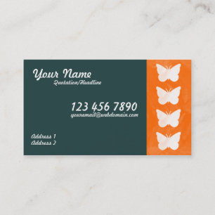 Carte de visite Papillons