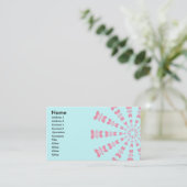 Carte De Visite Papillons (Debout devant)