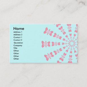 Carte De Visite Papillons