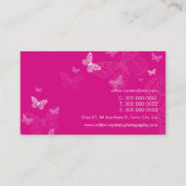 CARTE DE VISITE :: papillons 1 L (Dos)