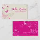 CARTE DE VISITE :: papillons 4L (Devant / Derrière)