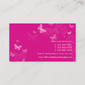 CARTE DE VISITE :: papillons 4L (Dos)