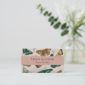 Carte De Visite Papillons Collection Antique Papillons (Debout devant)