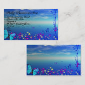 Carte De Visite Papillons de jardinage (Devant / Derrière)