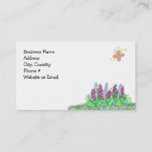 Carte De Visite Papillons et Fleurs (Dos)