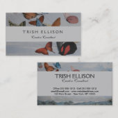 Carte De Visite Papillons et papillons de la reine des fées (Devant / Derrière)