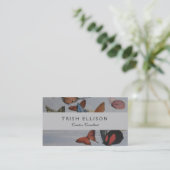 Carte De Visite Papillons et papillons de la reine des fées (Debout devant)