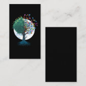 Carte De Visite Papillons femmes filles papillon mignonne papillon (Devant / Derrière)