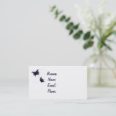 Carte De Visite papillons plumeux (Debout devant)