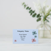 Carte De Visite Papillons qui voltigent simplement (Debout devant)