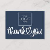 Carte De Visite Paquet Merci client Insérer un coupon de code QR (Dos)