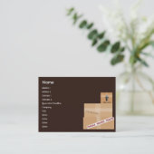 Carte De Visite Paquets - potelés (Debout devant)