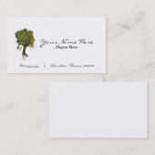 Carte de visite "par arbre" (Devant / Derrière)