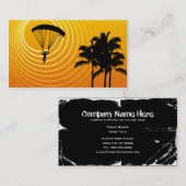 Carte De Visite parachute (Devant / Derrière)