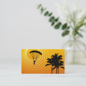 Carte De Visite parachute (Debout devant)