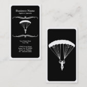Carte De Visite parachute (Devant / Derrière)