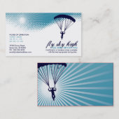 Carte De Visite parachute libre (Devant / Derrière)