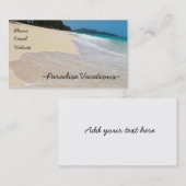 Carte De Visite Paradis (Devant / Derrière)