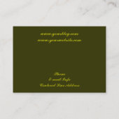 Carte De Visite Paradis (Dos)