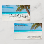 Carte De Visite Paradis tropical (Devant / Derrière)