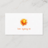 Carte De Visite Paradis tropical | Agence de voyage touristique (Devant)