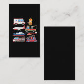 Carte De Visite Paramètre de l'hélicoptère pilote de pompier de po (Devant / Derrière)