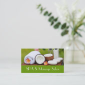 Carte De Visite Paramètre spa (Debout devant)