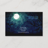 Carte De Visite Paranormal Chercheur La Fullmoon Cold Edition (Dos)