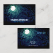 Carte De Visite Paranormal Chercheur La Fullmoon Cold Edition (Devant / Derrière)
