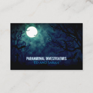 Carte De Visite Paranormal Chercheur La Fullmoon Cold Edition