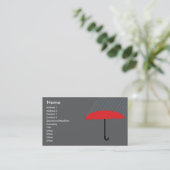Carte De Visite Parapluie - affaires (Debout devant)