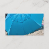Carte De Visite parapluie de plage (Dos)