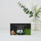 Carte De Visite Parc de camping rustique RV Park aménagement extér (Debout devant)