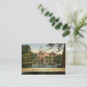 Carte De Visite Parc de Tivoli, arbre généalogique de Copenhague, (Debout devant)