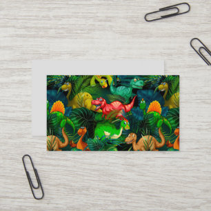 Carte De Visite Parc des dinosaures
