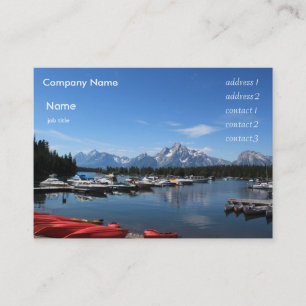 Carte De Visite Parc national de Grand Teton