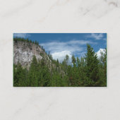Carte De Visite Parc national de Yellowstone (Dos)