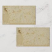 Carte De Visite Parchemin blanc d'antiquité des années 1870 (Devant / Derrière)