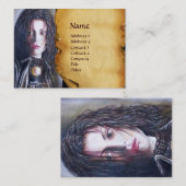 Carte De Visite Parchemin MAGDALEN (Devant / Derrière)