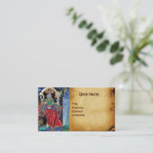 Carte De Visite Parchemin NEUROMANCER (Debout devant)