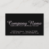 Carte De Visite parchemin rose (Dos)