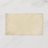 Carte De Visite Parchemin vintage (Dos)