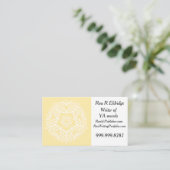 Carte De Visite Parchment Mandala (Debout devant)