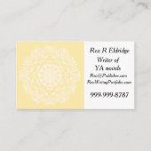 Carte De Visite Parchment Mandala (Devant)