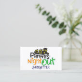 Carte De Visite Parent Night sitter (Debout devant)
