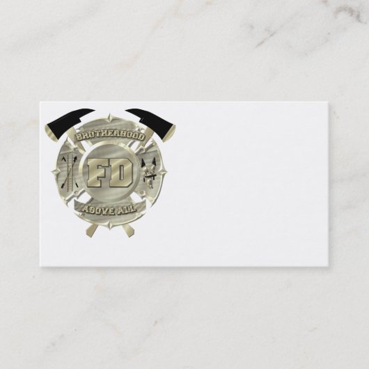 Carte de visite parfait de sapeur-pompier ..... (Devant)
