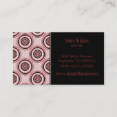 Carte de visite Parfaitement Chic, Maroon (Dos)